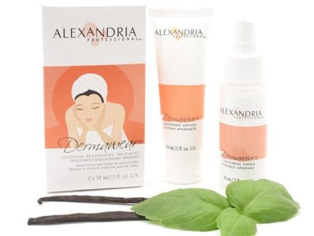 Alexandria Professional Dermawear™ Duo Soothing Raminamasis,švelnumu apgaubiantis duetas - losjonas + tonikas 2x28 g Online