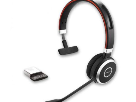 Jabra Evolve 65 SE MS Mono Wireless Headset, Bluetooth, USB-A, Link 390a, Juoda Online Sale