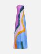 Aura Silk Strapless Dress in Aura Print Online Sale