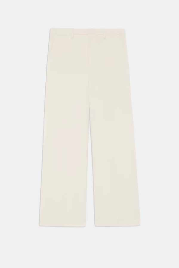 Relaxed Straight Pant in Rice For Sale