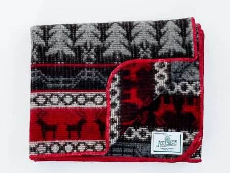 Norris Wool Throw - Fenced Wilderness Fashion