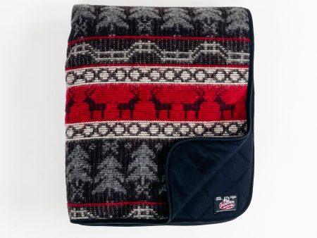 Wilderness Wool Throw Blanket - 93 - Fenced Wilderness Online Hot Sale