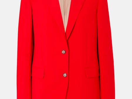 Tailored Slim Blazer in Geraniun Online Sale