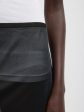 Sheer Gauze Maxi Pencil Skirt in Black For Sale