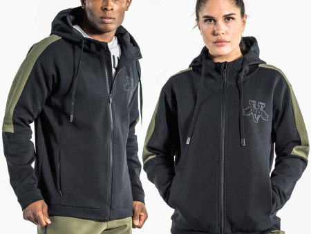 YUKON FULL-ZIP HOODIE - OD|GREEN BLACK For Discount