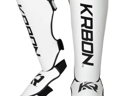 KRBON SHIN GUARDS - WHITE For Cheap