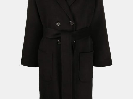 Dylan Coat in Black Cashmere Blend Sale