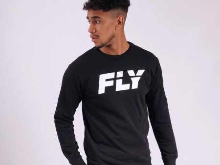 BIG LOGO JUMPER - BLACK Cheap