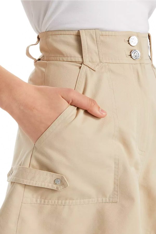 Franci Utility Shorts in Safari Fashion