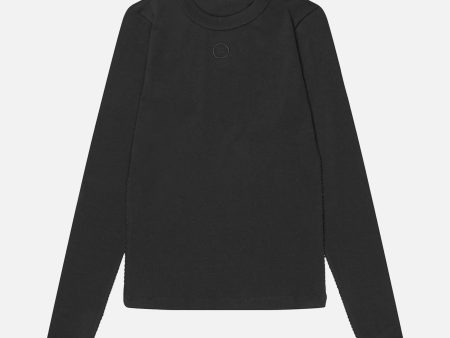 Eloise Long Sleeve Tee in Black on Sale