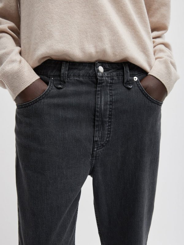 Mou Denim Clift Jean in Black For Cheap