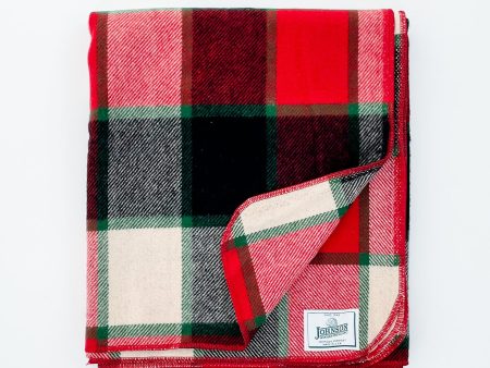 Norris Wool Throw - Old Canadian Plaid Sale