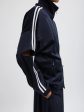 Active Knit Zipper Track Jacket in Navy Discount