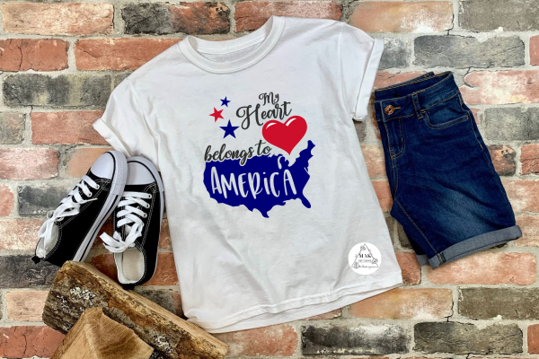 My Heart Belongs to America Hot on Sale