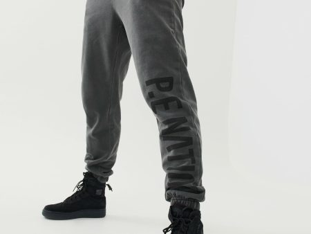 MID GAME TRACKPANT IN BLACK Online Sale