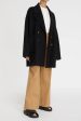 Florentine Cashmere Pea Coat in Black Fashion