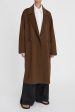 Florentine Cocoon Coat in Pecan Supply