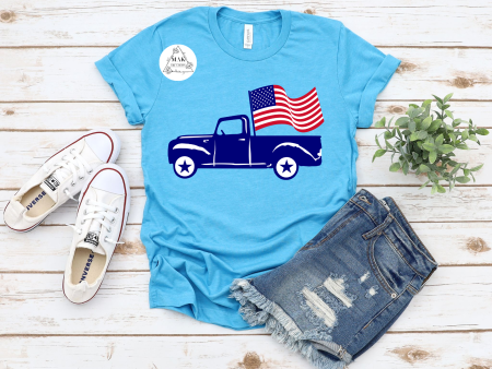 Blue Patriotic Truck Supply