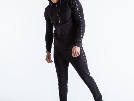 OG MARCIANO ZIPPED HOODIE - BLACK Cheap