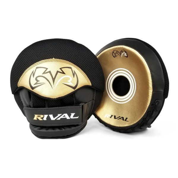 RIVAL RPM5 PARABOLIC PUNCH MITTS - BLACK GOLD Online Hot Sale