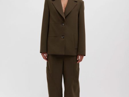 Felix Blazer in Khaki Discount