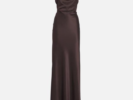 Alberta Dress in Dark Chocolate Discount