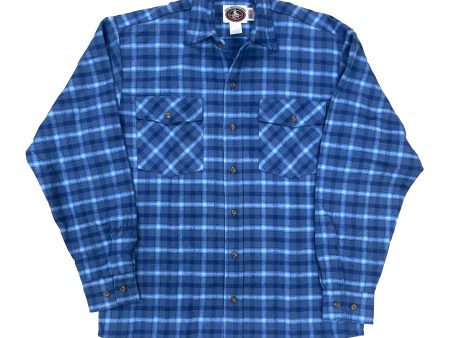 Mens Flannel Button Shirt - Bluebird Online Sale