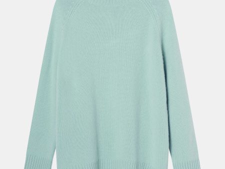 Cashmere Turtleneck in Seafoam Cheap