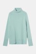 Cashmere Turtleneck in Seafoam Cheap