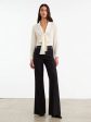 Angelique Silk Blouse in Ivory For Discount