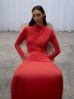 Claw Aria Dress in Red Rose For Cheap