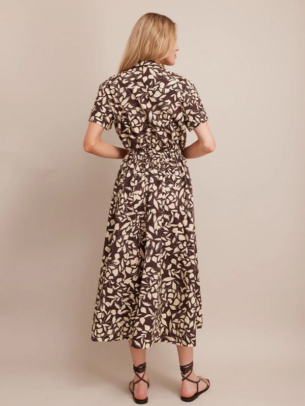 Asbury Midi Dress in Mosaic Flora Supply