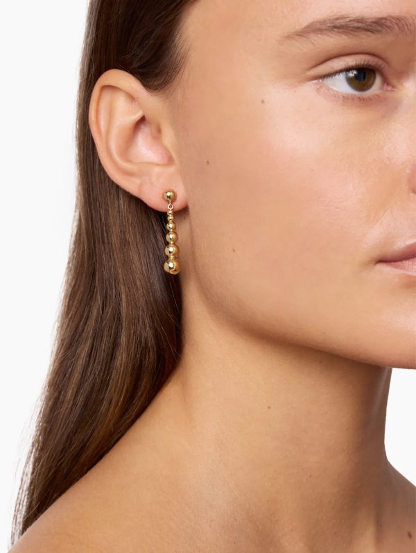 The Rebecca Earrings in Gold Supply