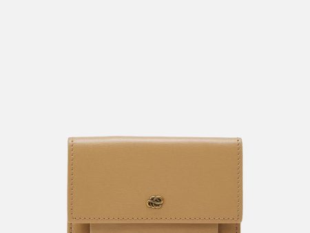 Aya Wallet in Sand For Discount