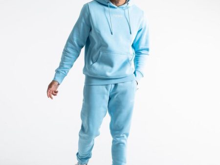 JOHNSON HOODIE - BABY BLUE For Sale