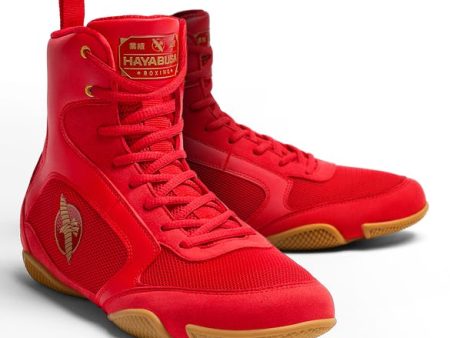 HAYBUSA PRO BOXING SHOES - RED Online