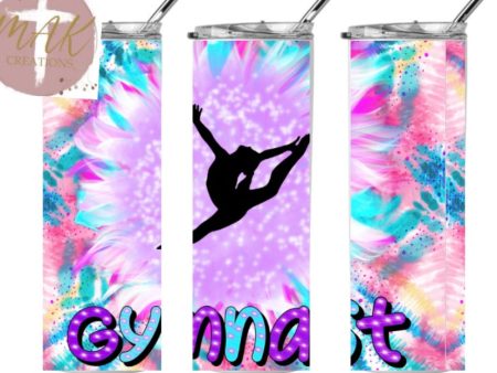 20 oz Skinny Tumbler Gymnast Online Hot Sale