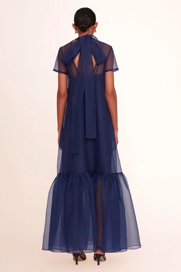 Calluna Dress in Navy Hot on Sale