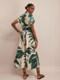 Asbury Midi Dress in Palm Oasis Online Sale