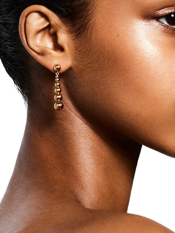 The Rebecca Earrings in Gold Supply