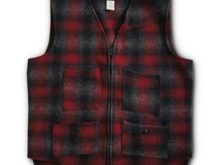 Four Pocket Wool Zip Vest Sale