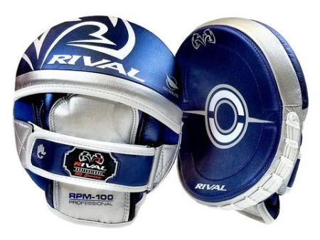 RIVAL RPM100 PROFESSIONAL PUNCH MITTS - BLUE SILVER Supply