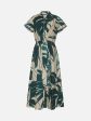 Asbury Midi Dress in Palm Oasis Online Sale