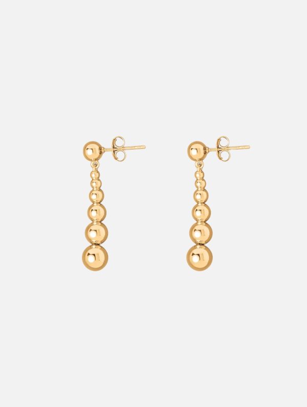 The Rebecca Earrings in Gold Supply