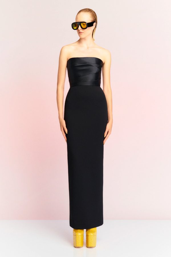 Afra Maxi Dress in Black Online Hot Sale